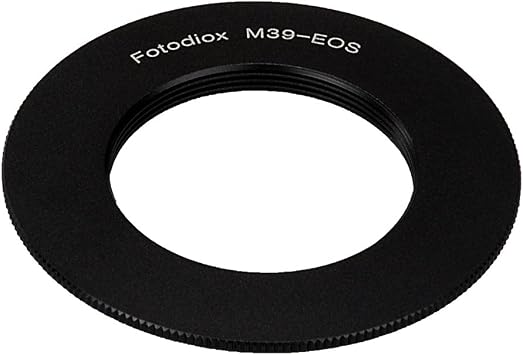 Fotodiox Lens Mount Adapter - Compatible with M39/L39 Screw Mount Lenses to Canon EOS (EF, EF-S) Mount SLR Camera Body