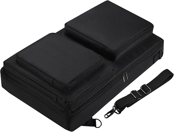 DJ Controller Case for Pioneer DJ DDJ-SR2/DDJ-SR,for Native Instruments Traktor Kontrol S4 Mk3,for Hercules Inpulse 500,Travel Carrying Cover Shoulder Bag Backpack for Headphones,Cable,CD