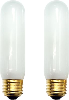 Bulbrite 40T10F 40-Watt Incandescent T10 Tubular Light, Frost Frost - 2 Pack