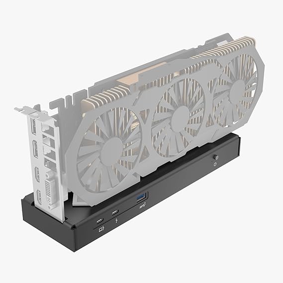 Mini eGPU Enclosure Compatible with Thunderbolt 3/4, USB4 40Gbps External GPU Dock Station, Compatible with NVIDIA/AMD PCIe, PD 85W Charging Support, Daisy Chain, DC/ATX/SFX Support