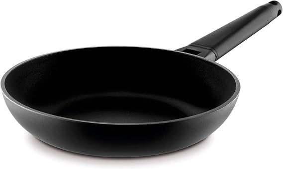 Castey Frying Pan with Removable Handle 22 cm Cast Aluminium Black 30 x 22 x 5 cm