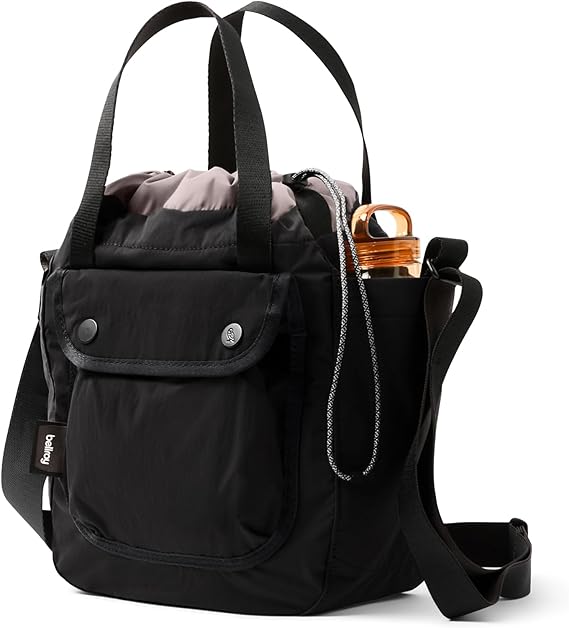 Bellroy Cinch Bucket Bag 9L, Lightweight Crossbody Bag - Black