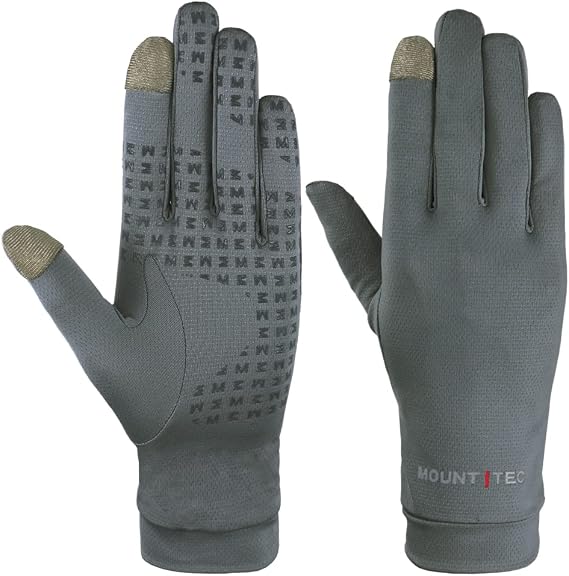 UV Protection Gloves Men's Women's Finger Tip Touchscreen Gloves UPF 50+ Sun Protective Glove for Cycling Fishing Running Hiking Boating Garden Safari Outdoor Activitie