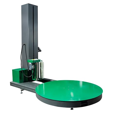 4400LBS Automatic Pallet Wrapping Machine with Built-in Scale Thermal Printer