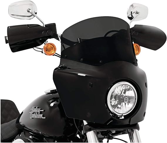 Memphis Shades Road Warrior 9" Dark Black Smoke Windshield MEP86610
