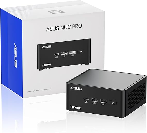 Intel NUC 14 Pro,for ASUS NUC 14 Pro NUC14RVH Revel Canyon AI Mini PC,Core Ultra 7 155H, Intel Arc GPU,AI Ready,32GB DDR5, 1TB SSD, Win 11 Pro, 8K/4K Quad Display/BT 5.3/WiFi 6E/Thunderbolt 4