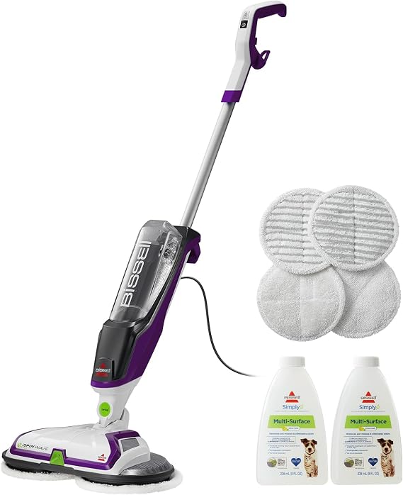 BISSELL SpinWave Pet Hard Floor Corded Spin Mop, 20399