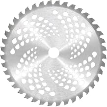 Universal Trimmer Blades, 10" X 40T Carbide Tip Brush Cutter Blade,Mower Trimmer Efficient Strimmer Blades, Brush Cutter, Trimmer, Weed Eater for Cleaning up Weed Trimming, 255 x 25.4 mm, 40 Teeth