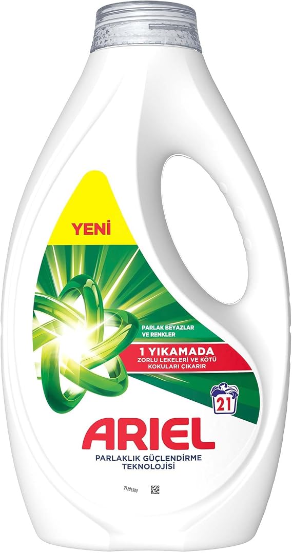 Ariel Sıvı Çamaşır Deterjanı Beyazlar ve Renkliler 21 Yıkama