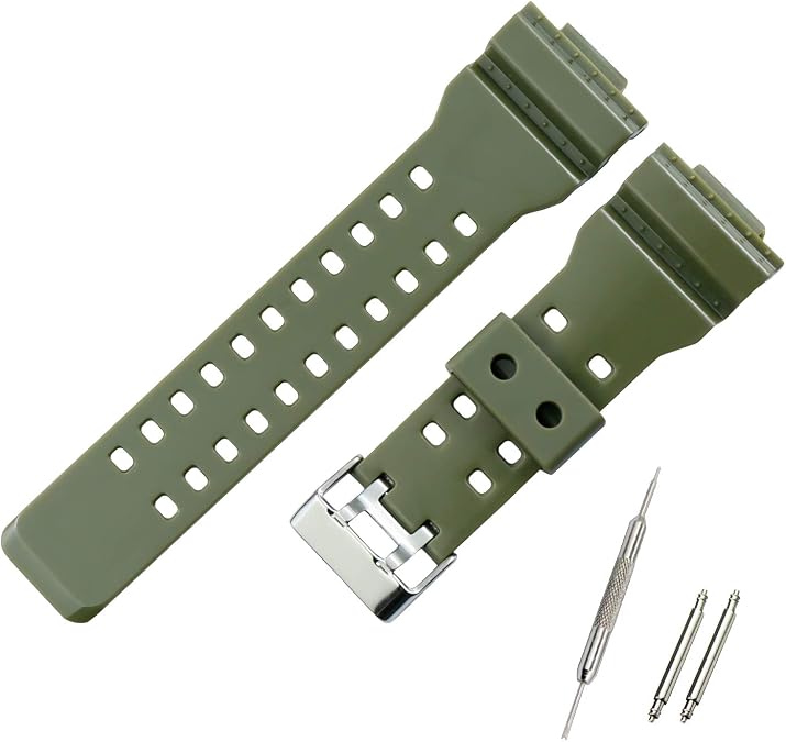 Men's rubber resin Watch Strap accessories Replacement fit for Casio G-Shock GA100 GA110 GA140 GA150 GD120 GW8900 GLS100 GAX100 Watch bands Outdoor sports wristband bracelet