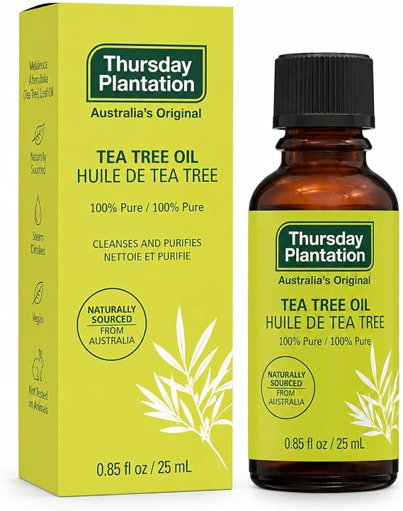 Thursday Plantation Australian Tea Tree Oil, Naturally Sourced Oil, Cleanses and Purifies, 0.85 fl oz