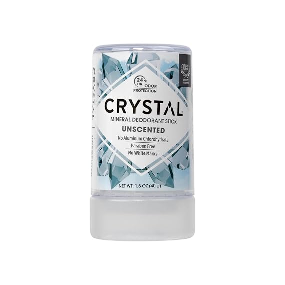 CRYSTAL Deodorant Mineral Deodorant Stick, Travel, 1.5 Ounce