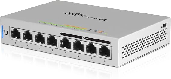 Ubiquiti UniFi Switch 8 60W (US-8-60W),White