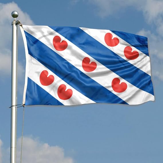 Province of Fryslan Flag, Friesland Flags, 3x5ft