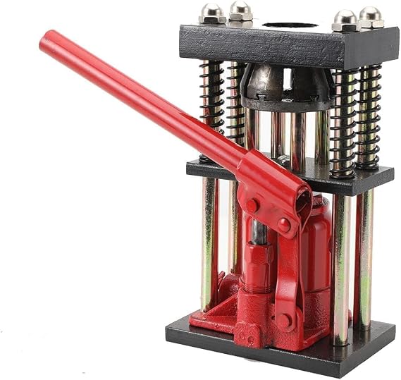 Manual Benchtop Hydraulic Bottle Jack Hose Crimper -High Pressure Sprayer Hose Pressing Hydraulic Clamp