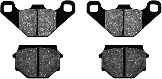 Motorcycle Front and Rear Brake Pads for KAWA* KX 250 KX250 1986 KXT 250 KXT250 Tecate 1985 1986(2 Pairs)