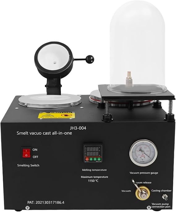 2 KG Vacuum Casting Machine, 1/3 HP Jewelry Spot Welding Machine, Jewelry Lost-Wax Casting Combination Vacuum Casting Machine, Metal Melting Casting
