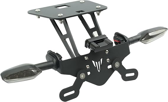 Tail Tidy Kit for MT03/R3 2014-2025 MT25/R25 2014-2024 Fender Eliminator Kit equipped License Plate Holder, License Plate Light, PLUG&PLAY Turn Signal Lights