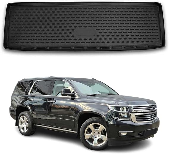 OMAC Cargo Mats Liner for Chevrolet Tahoe 2015-2020 Behind 3rd Row Trunk Mat