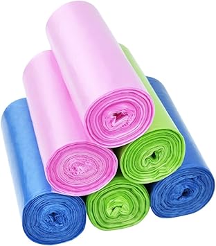 6 Gallon Trash Bags, 120 Counts/ 6 Rolls