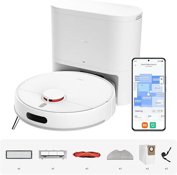 Xiaomi Robot Vacuum H40 Robot Süpürge White