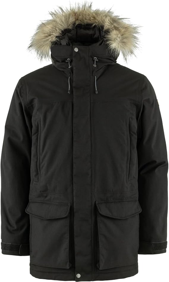 Fjallraven Nuuk Lite Parka Men's Coat - Insulated Waterproof Lightweight Winter Jacket for Outdoor Use