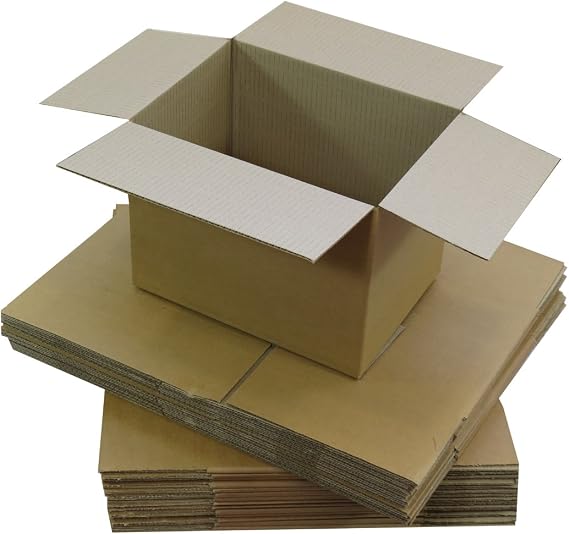 Triplast 203 x 152 x 152mm Small Single Wall 8x6x6" Shipping Mailing Postal Gift Cuboid Cardboard Boxes (Pack of 200)