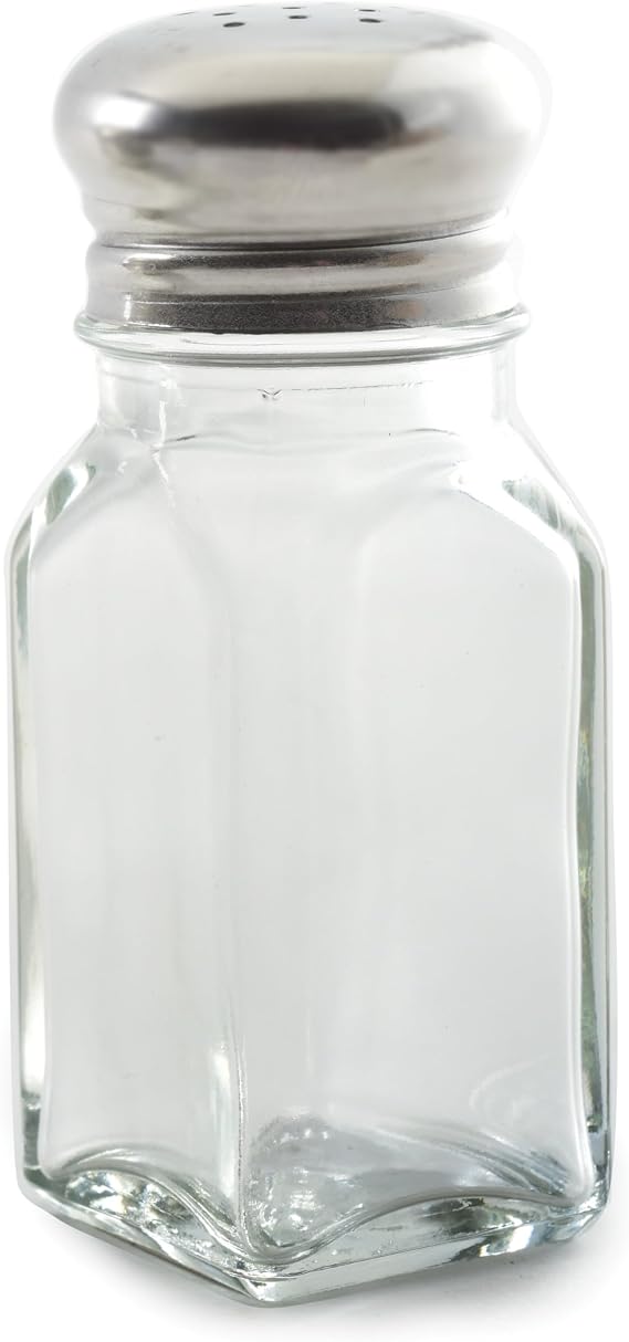 Norpro Glass Salt or Pepper Shaker, Single, As Shown