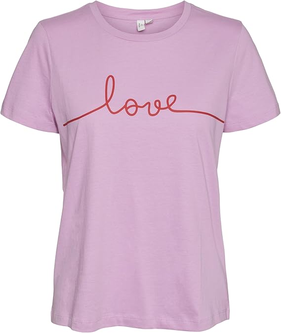 VERO MODA VMKAMI S/S O-NECK T-SHIRT JRS BTQ GA T-Shirt Women