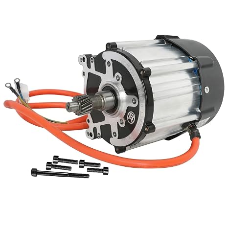 1500W 1800W High Power Differential DC Motor 48V 60V 72V Copper Coil Low Noise Motor for Electric Tricycles, Electric Vehicles, Scooters(48V,1800W)