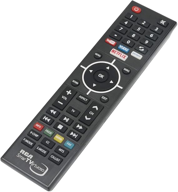 Replaced SmarTVirtuoso Remote Control for RCA 55" Class 4K (2160P) LED TV RNSMU5536 and Other RCA 4K SmarTVirtuoso Series