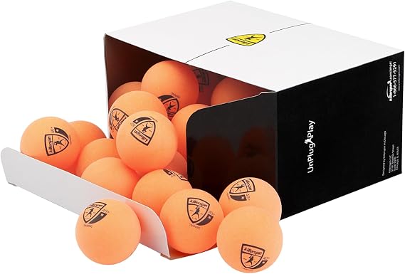 Killerspin 1-Star 40+ Table Tennis Balls, 25-Pack | Regulation Size 40mm | High-Performance ABS Training Balls for Enhanced Durability and Consistent Bounce