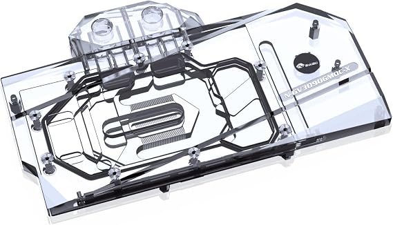 Bykski Full Coverage GPU Water Block and Backplate for GIGABYTE GeForce RTX 3080/3080ti/3090 Gaming/Eagle/Vision/Turbo (N-GV3090GMOC-X