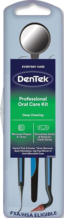 DenTek Professional Oral Care Kit, Complete Set of Dental Tools