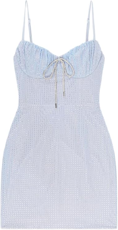 Crystal Hotfix Mini Dress