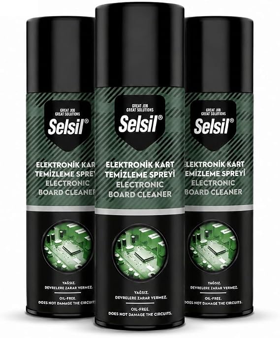 Elektronik Kart Temizleme Spreyi 200 ml Yağsız Antistatik Devre Temizleyici Sprey 1-2-3-5 Adet