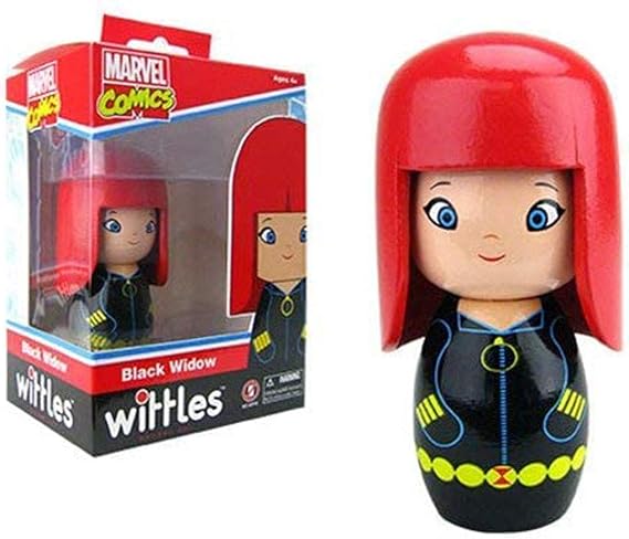 Entertainment Earth Black Widow Wittles Wooden Doll