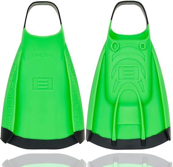 DMC Repellor Silicone Swimfins - Green Black - M