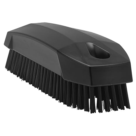 Vikan 64409 Brush,Nail,Stiff,PP/PBT,Black