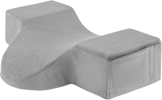Memory Foam Pillow Support Pillow Groove Pillow Neck Support Pillow with Pockets Pillows for Bed Sleeper Pillows Neck Support Grey