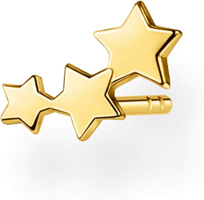 Thomas Sabo Stars Studs Earrings One Size Yellow Gold-coloured