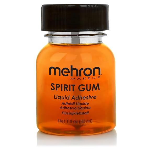 Mehron Makeup Spirit Gum, 1 oz Special FX Adhesive