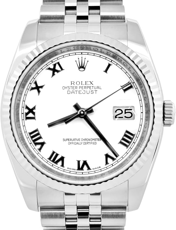 Pre-Loved Datejust 116234, Automatic, Steel and White Gold, 36
