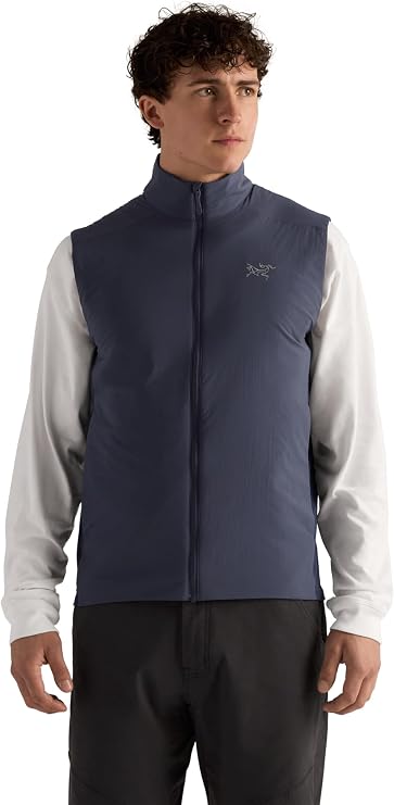 Arc'teryx Atom Vest Men's | Warm-Even-When-Wet Synthetically Insulated Vest | Black Sapphire, Large
