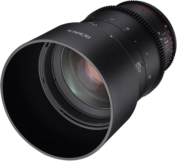 Rokinon 135mm T2.2 DSX Cine Lens for Micro Four Thirds | 135mm T2.2 Cine DSX lens with weather-sealed mount and 9-blade diaphragm for filmmaking, portraits and video