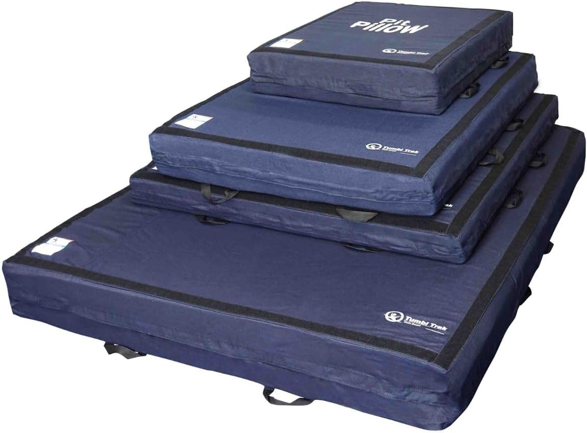 Sensory Crash Mat for Kids – Soft, Cushioned Landing with Low-Density Foam and Washable Denim Cover – Ideal for Sensory Rooms and Therapy (6FT X 8FT X 12IN)