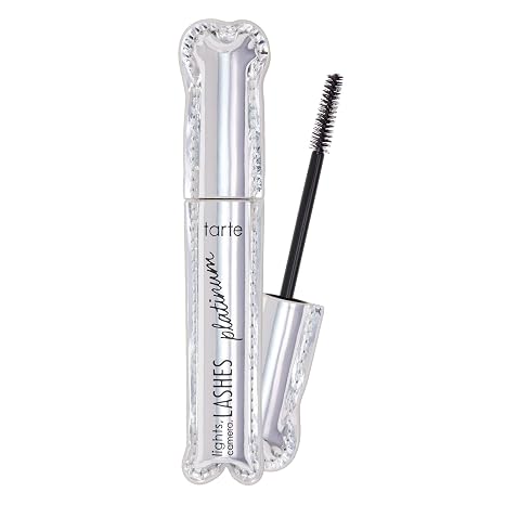 tarte lights, camera, lashes platinum volumizing mascara Black Tinted Peptide Lash Serum mascara for Volume & Length, Smudge-Proof, Flake-Free, Vegan & Cruelty Free