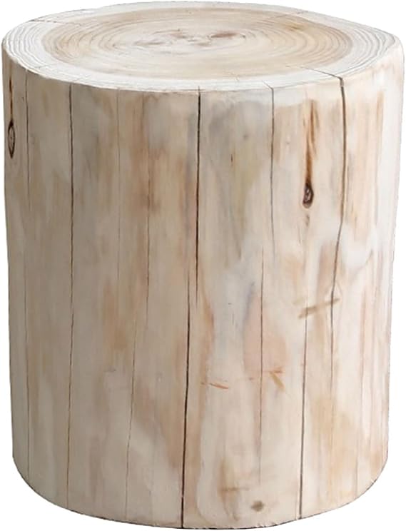 Artistic Wood Stool Tree Stump Seat Log Stool Wooden Bench Multi-Functional Small for Home and Garden