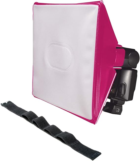 LumiQuest SoftBox III, Mini SoftBox Diffuser, Universal Design for External Camera Flashes, Black