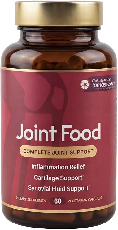 Joint Food with TamasteenTM | Clinical Joint Supplement for Men & Women | Patented 3-Plant Complex | Orthopedic Surgeon Dr. Diana | Reduces Pain, Stiffness & Improves Flexibility